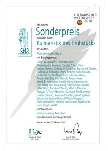 Sonderpreis fr Kulinaristik des Frhstcks